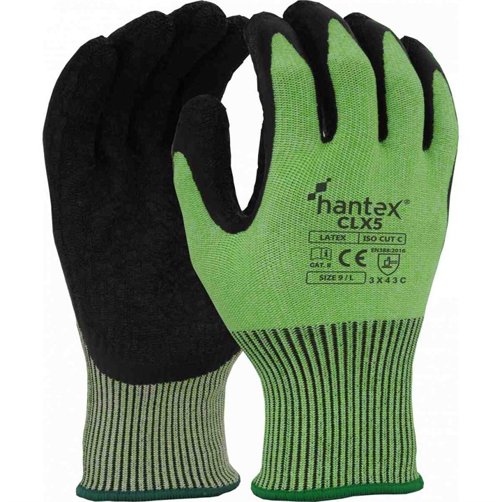Hantex® CLX5 - Green ISO Cut C Latex (Retail Packed)