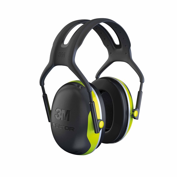 3M™ PELTOR™ Earmuffs, 33 dB, Hi-Viz, Headband, X4A