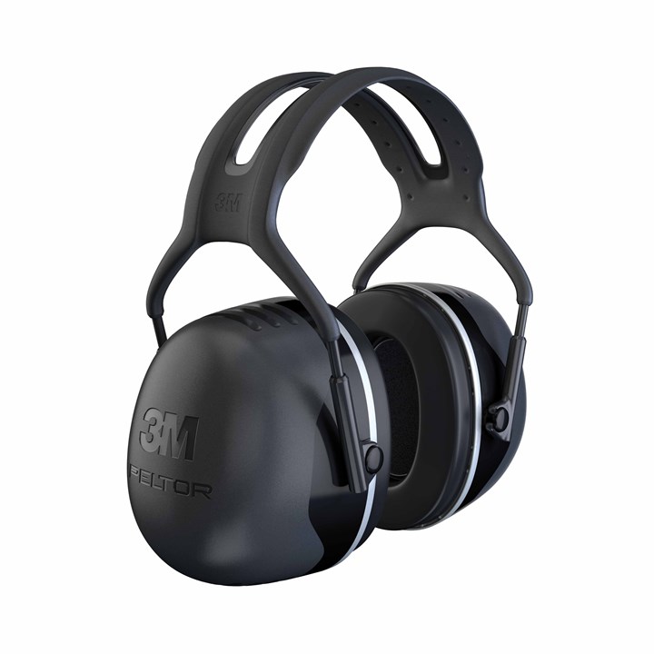3M™ PELTOR™ Earmuffs, 37 dB, Black, Headband, X5A