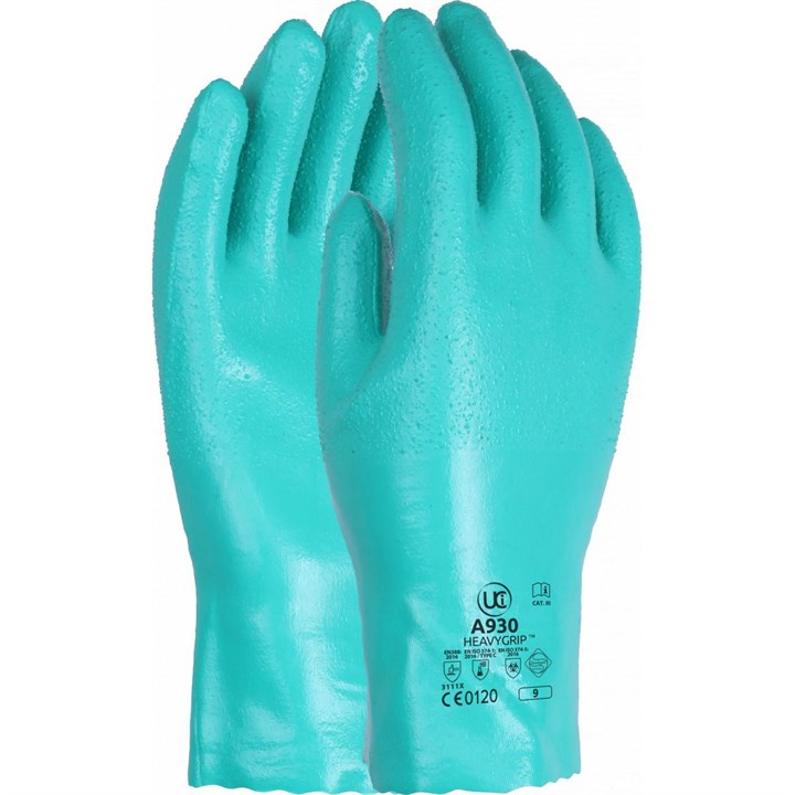 A930 - Supported Chemical Gauntlet with Grip