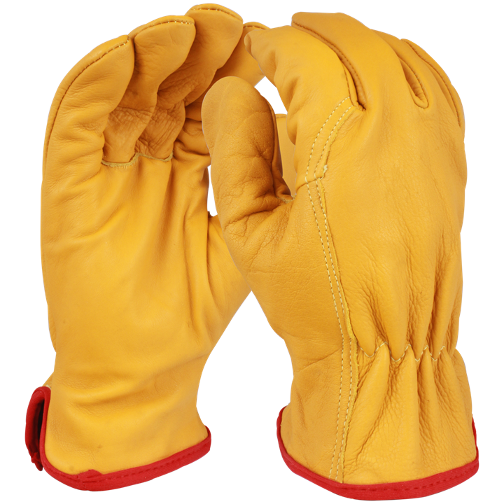 GLUD - Premium Lined Cow Hide Leather Drivers Glove
