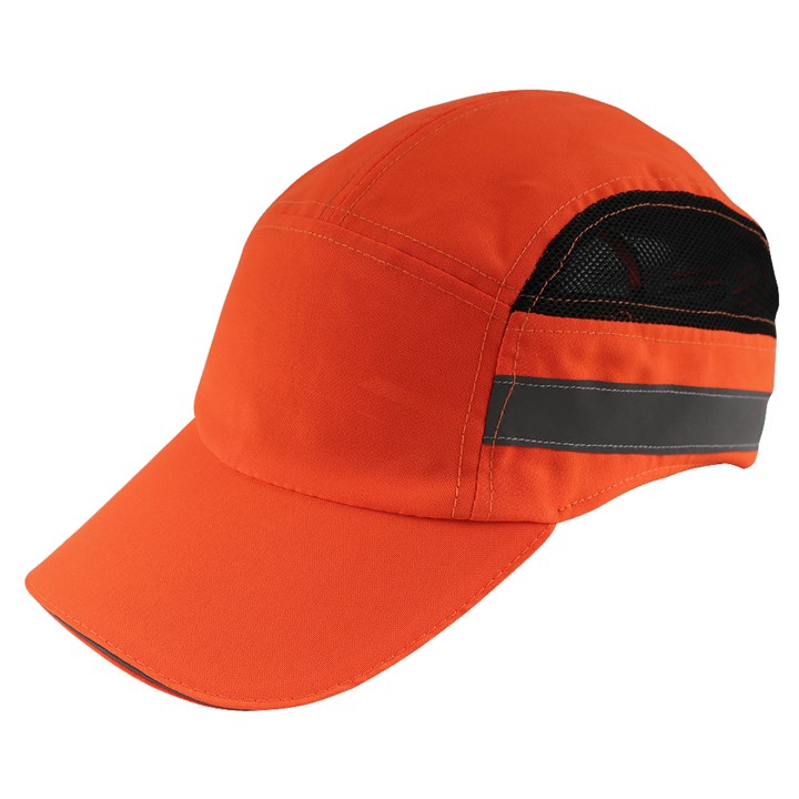 Mavrix-7 - HV Comfort Bump Cap with Standard-Peak - HV Orange