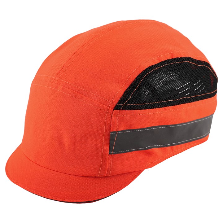 Mavrix-3 - HV Comfort Bump Cap with Micro-Peak - HV Orange