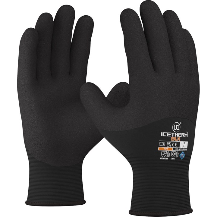 IceTherm™-BLK - 3/4 Patented HPT Thermal Glove Black