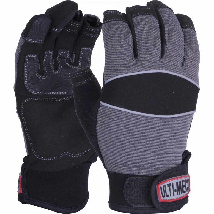 KM12 - Part-Fingerless Mechnics Glove