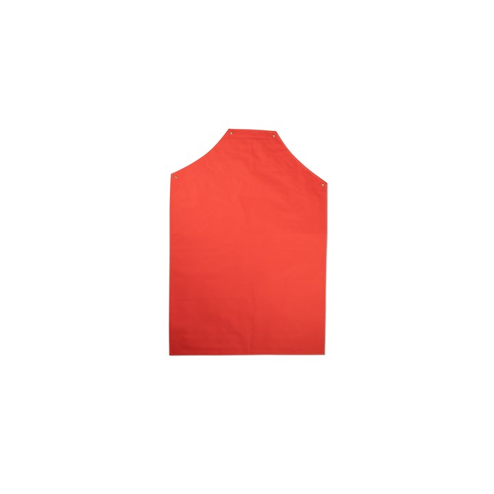 Standard 42x36 Inches Rubber Apron - Red