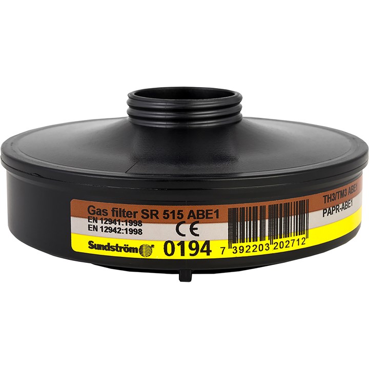 Sundstrom SR515, ABE1 Gas Filter for SR500 (Single Filter) - H02-7112